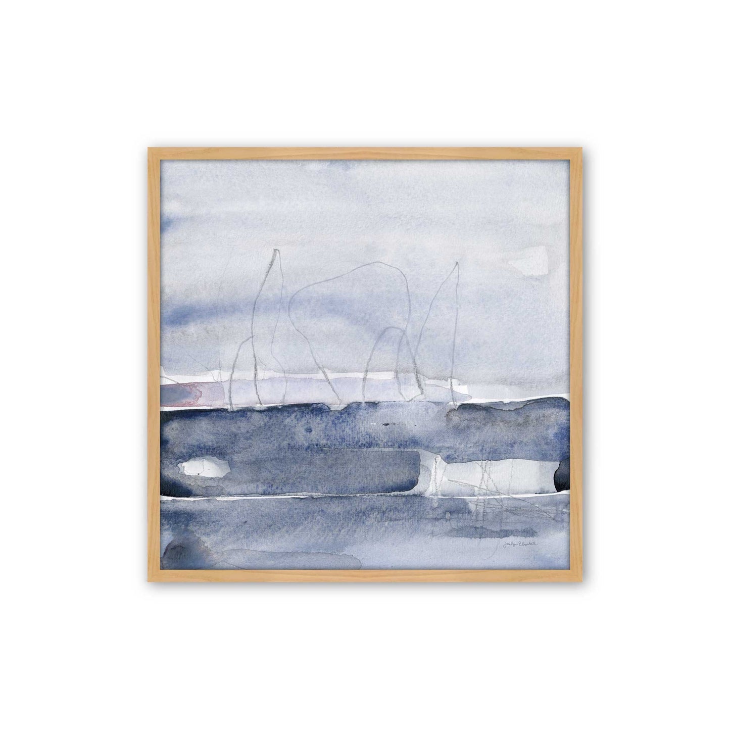 [Color:American Maple], Picture of art in a American Maple frame