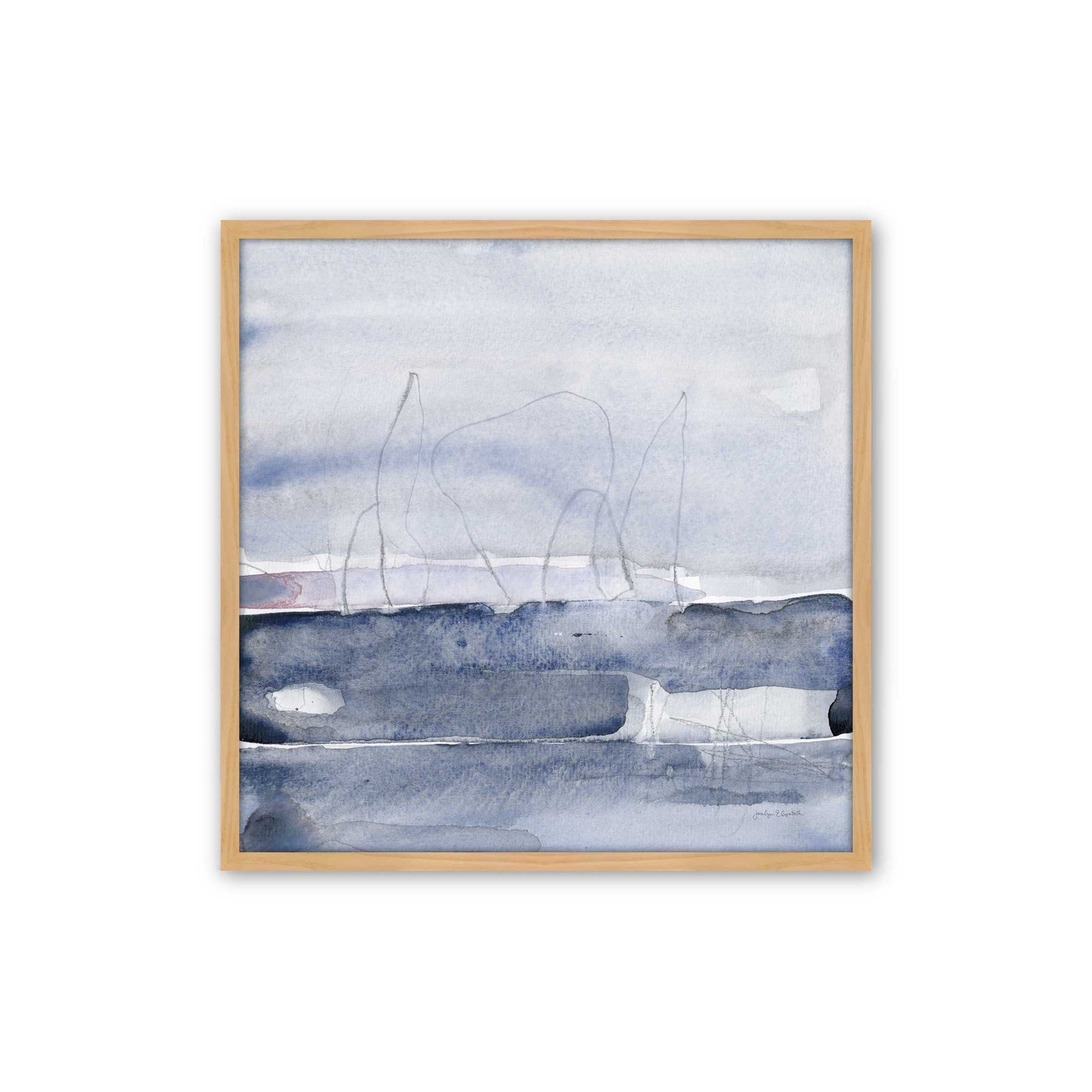[Color:American Maple], Picture of art in a American Maple frame