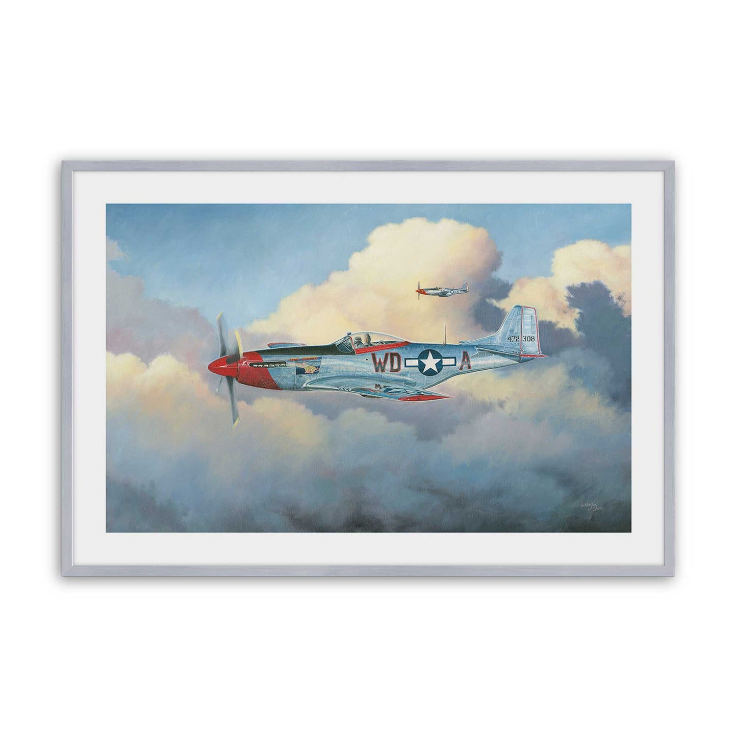 [Color:Polished Chrome], Picture of art in a Polished Chrome frame