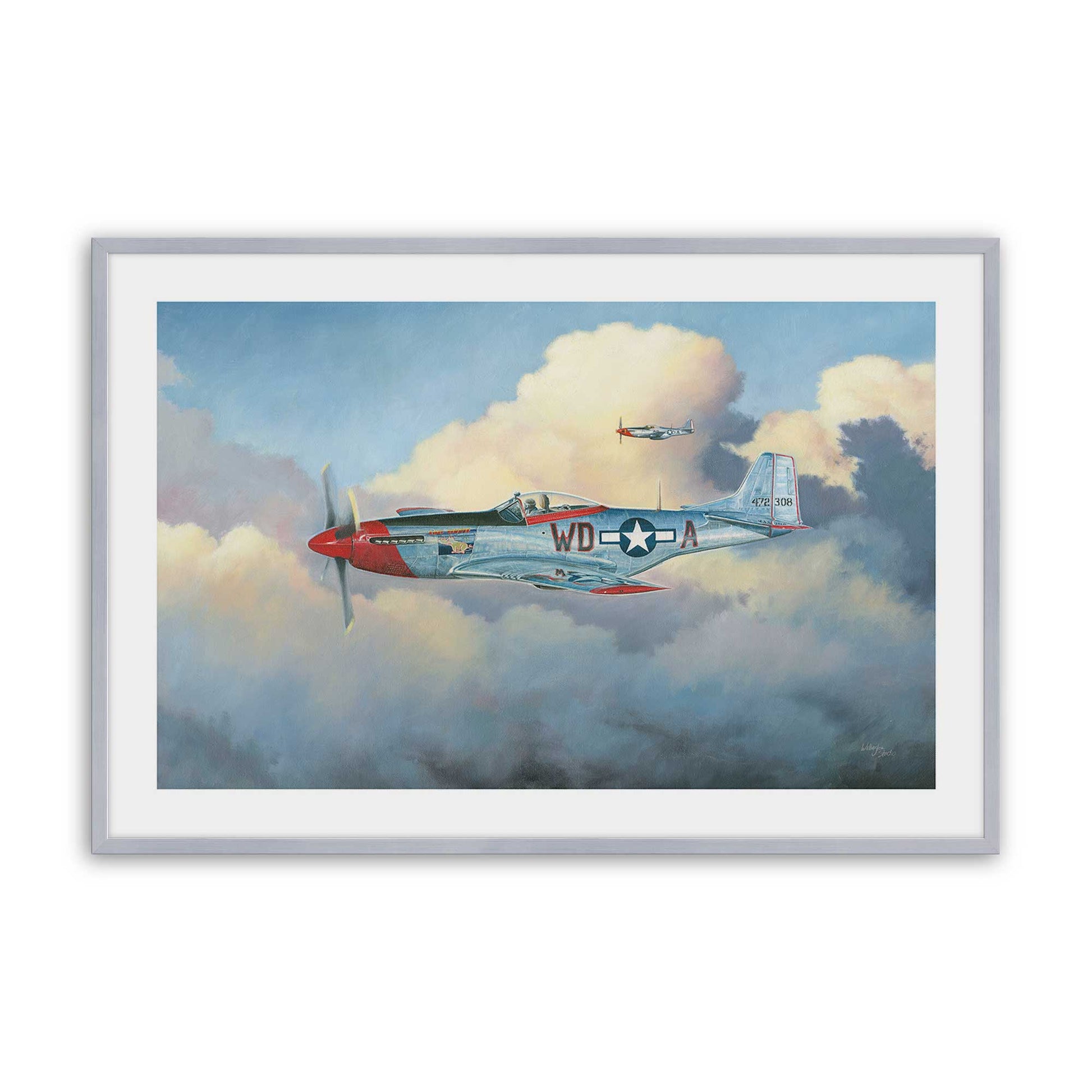 [Color:Polished Chrome], Picture of art in a Polished Chrome frame