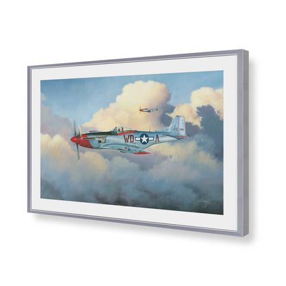 [Color:Polished Chrome], Picture of art in a Polished Chrome frame of the corner