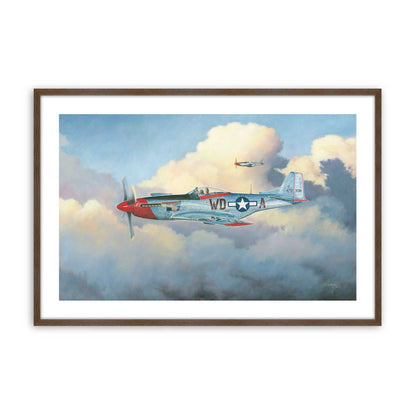 [Color:Walnut], Picture of art in a Walnut frame
