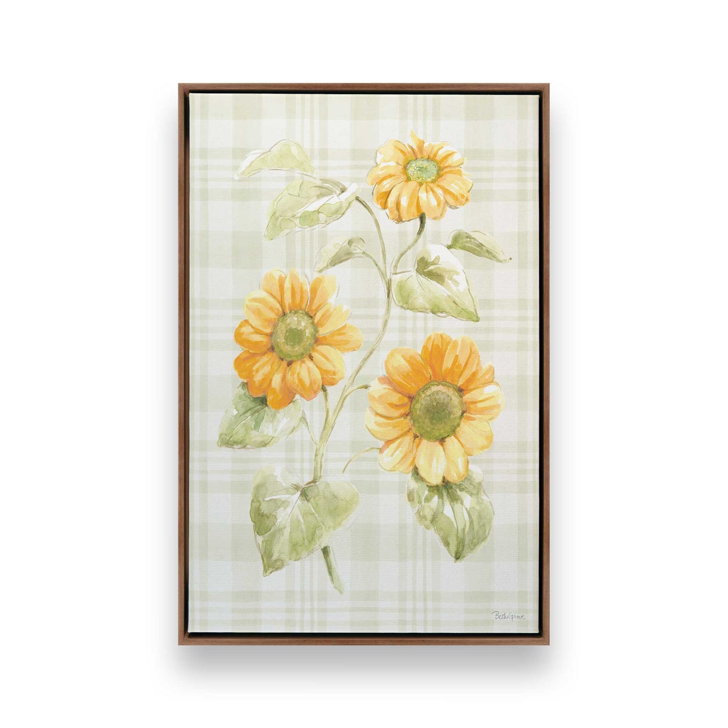 [Color:Walnut], Picture of art in a Walnut frame