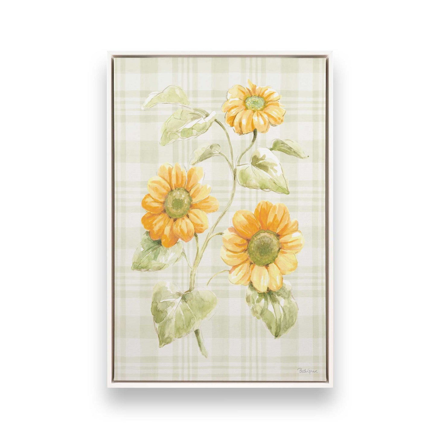 [Color:Opaque White], Picture of art in a White frame