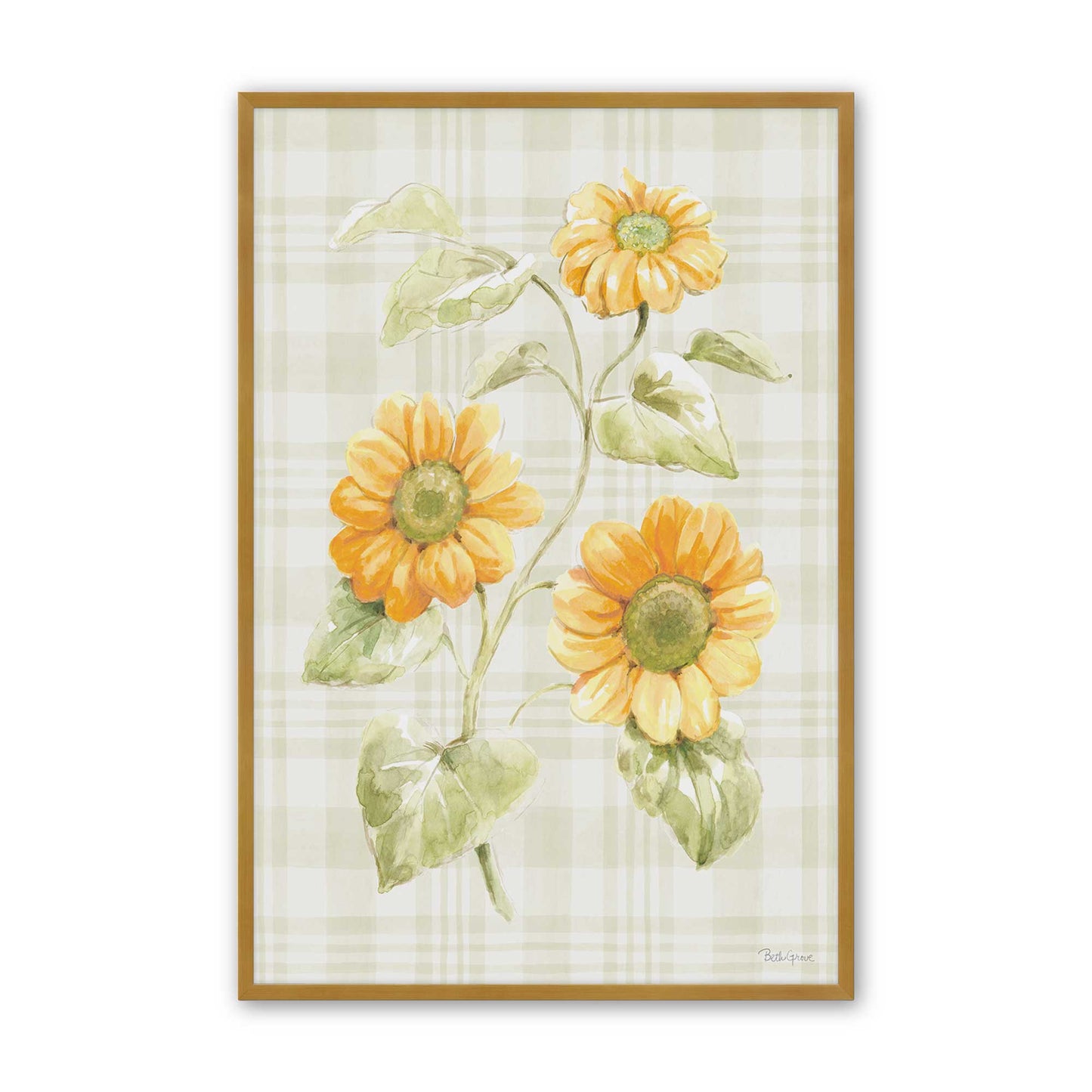 [Color:Polished Gold], Picture of art in a Polished Gold frame
