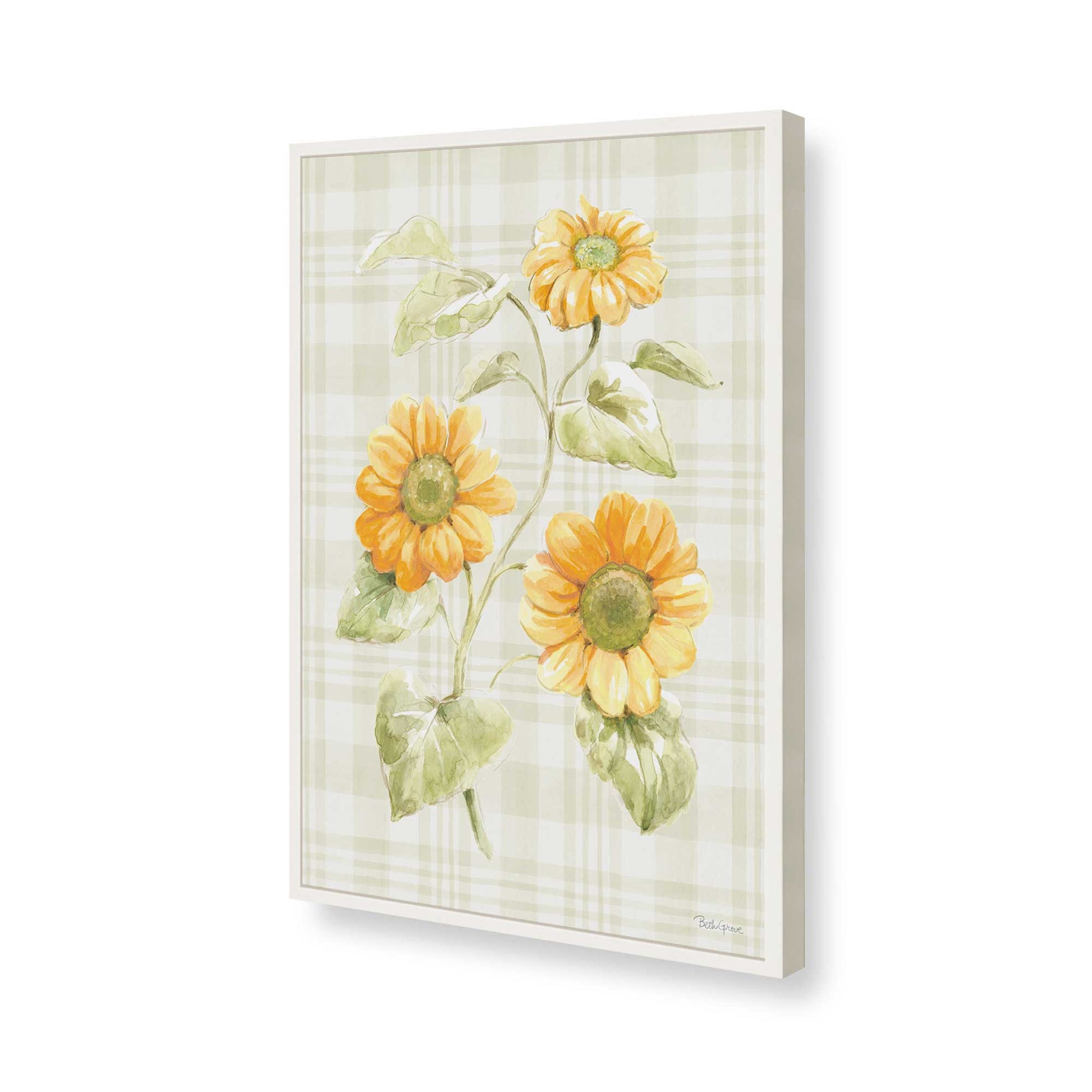 [Color:Opaque White], Picture of art in a Opaque White frame of the corner