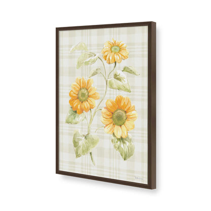 [Color:Brown], Picture of art in a Brown frame of the corner