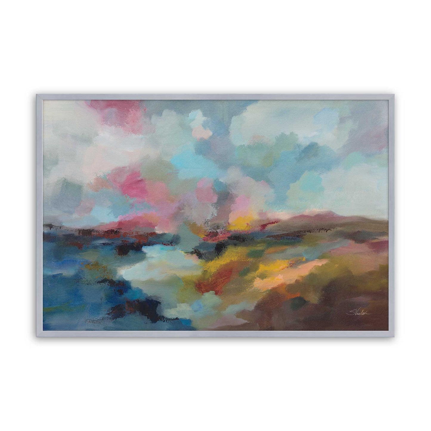 [Color:Polished Chrome], Picture of art in a Polished Chrome frame