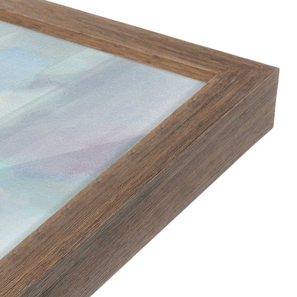 [Color:Walnut], Picture of art in a Walnut frame at an angle