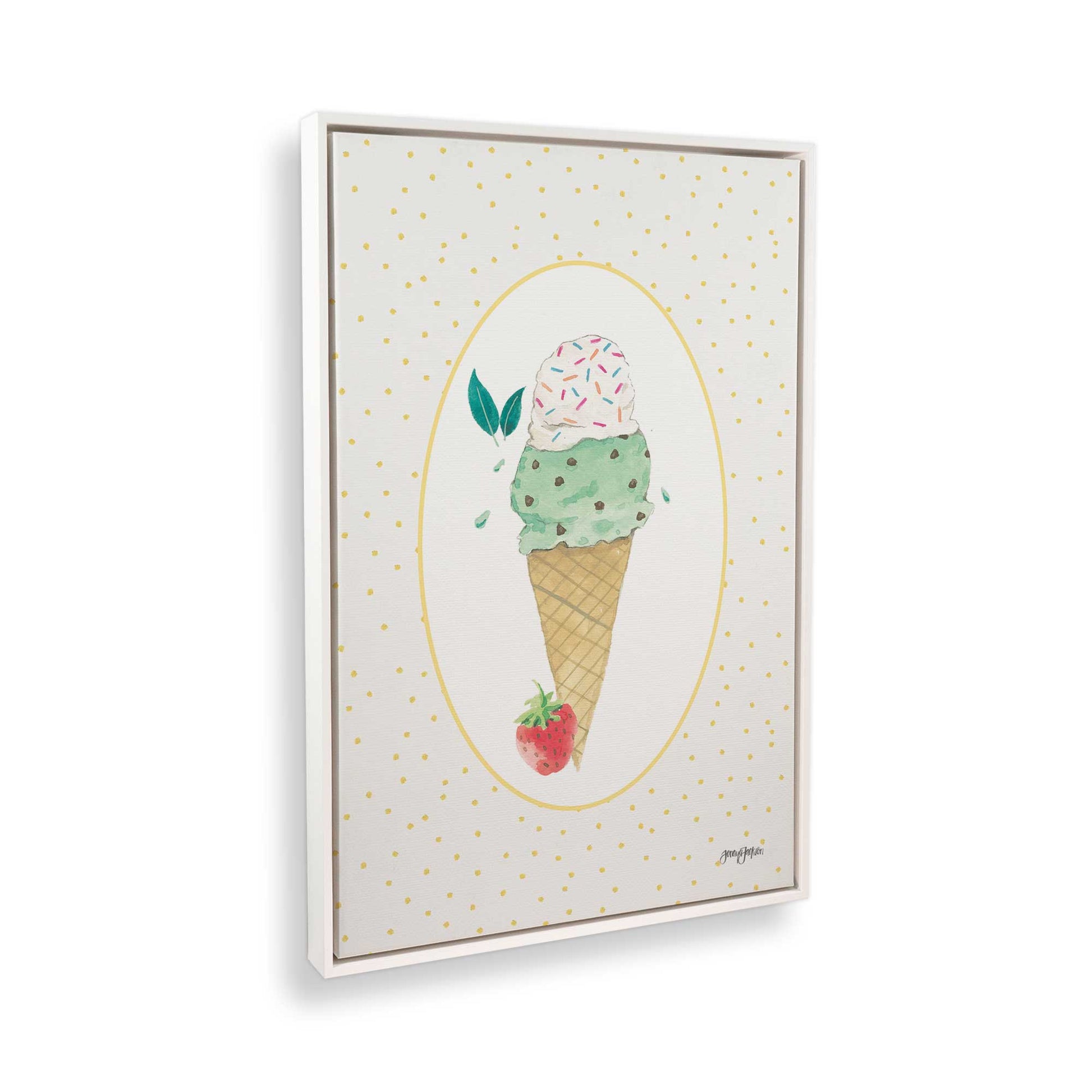 [Color:Opaque White], Picture of the corner of the art