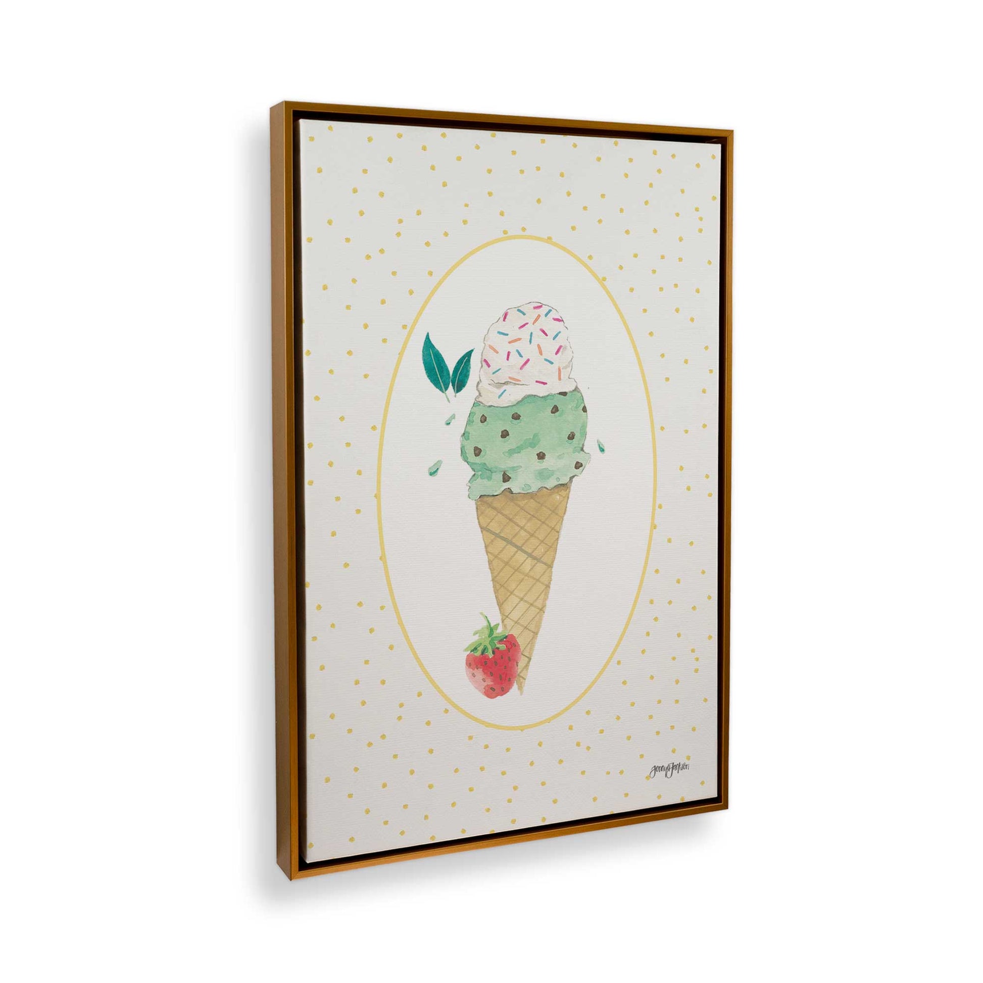 [Color:Polished Gold], Picture of the corner of the art