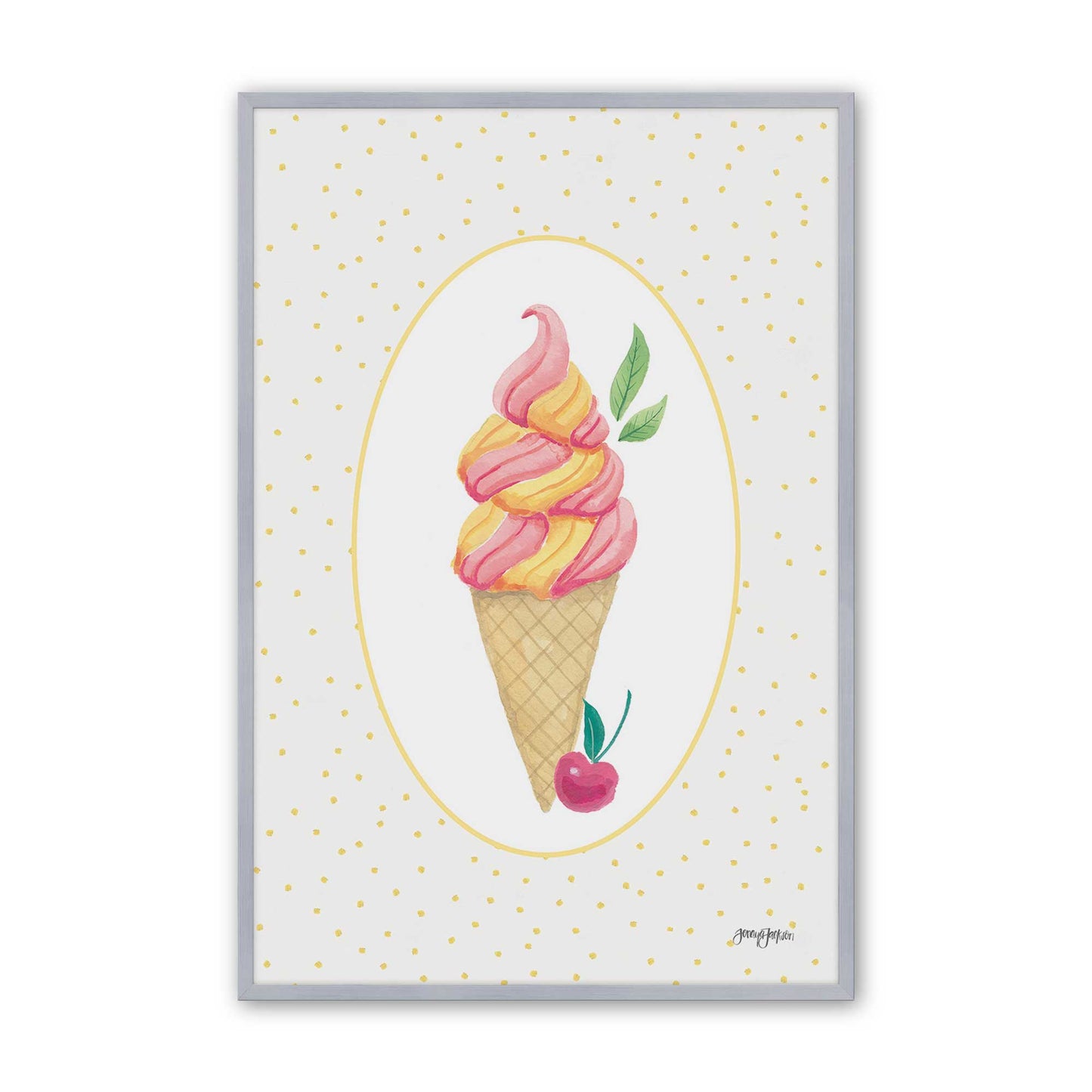 [Color:Polished Chrome], Picture of art in a Polished Chrome frame
