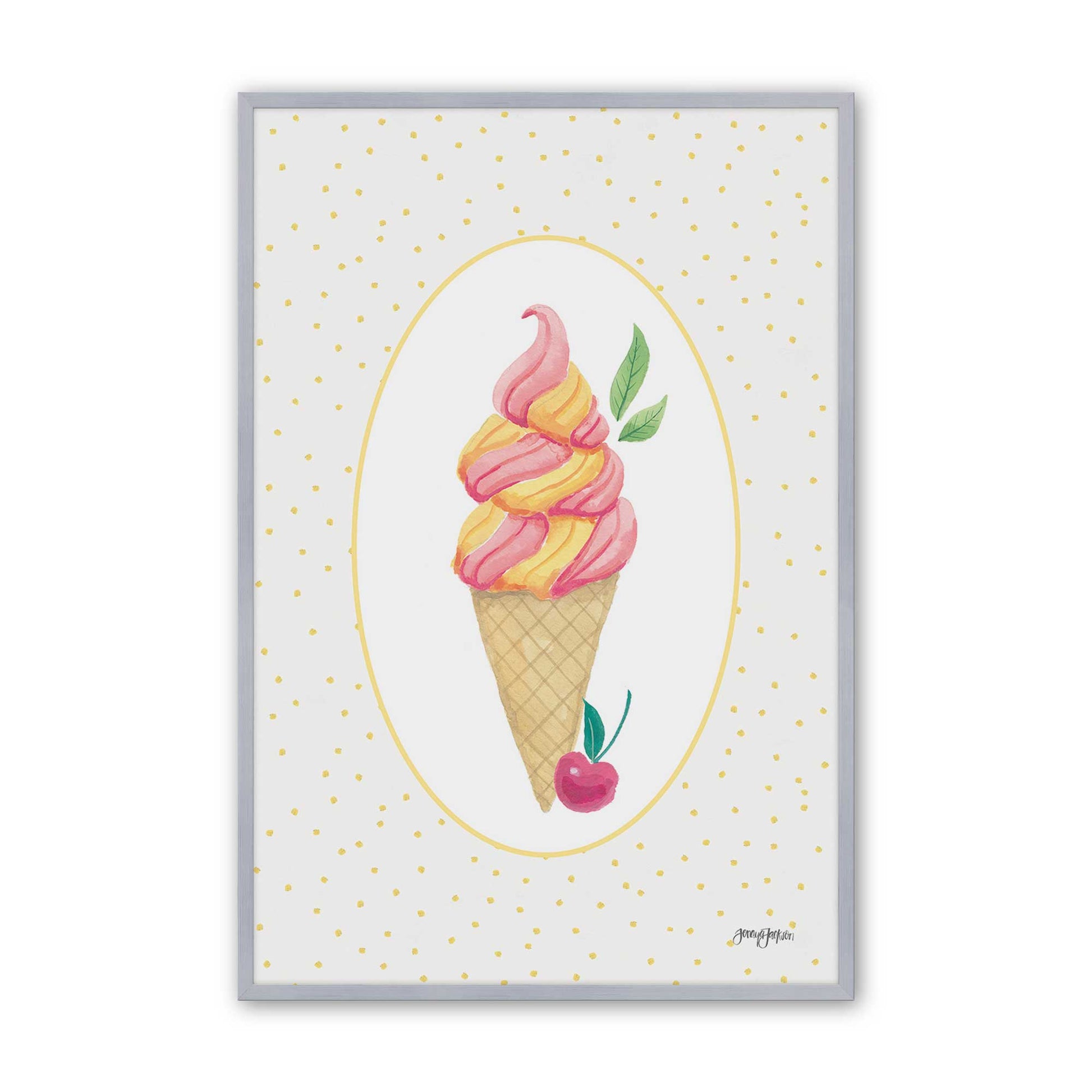 [Color:Polished Chrome], Picture of art in a Polished Chrome frame