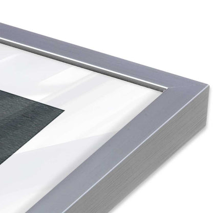 [Color:Polished Chrome], Picture of art in a Polished Chrome frame at an angle