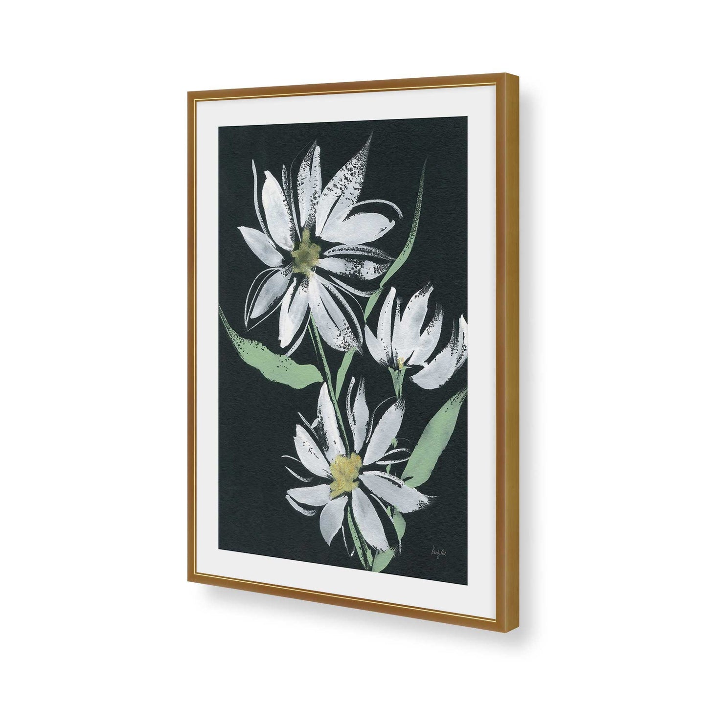 [Color:Polished Gold], Picture of art in a Polished Gold frame of the corner