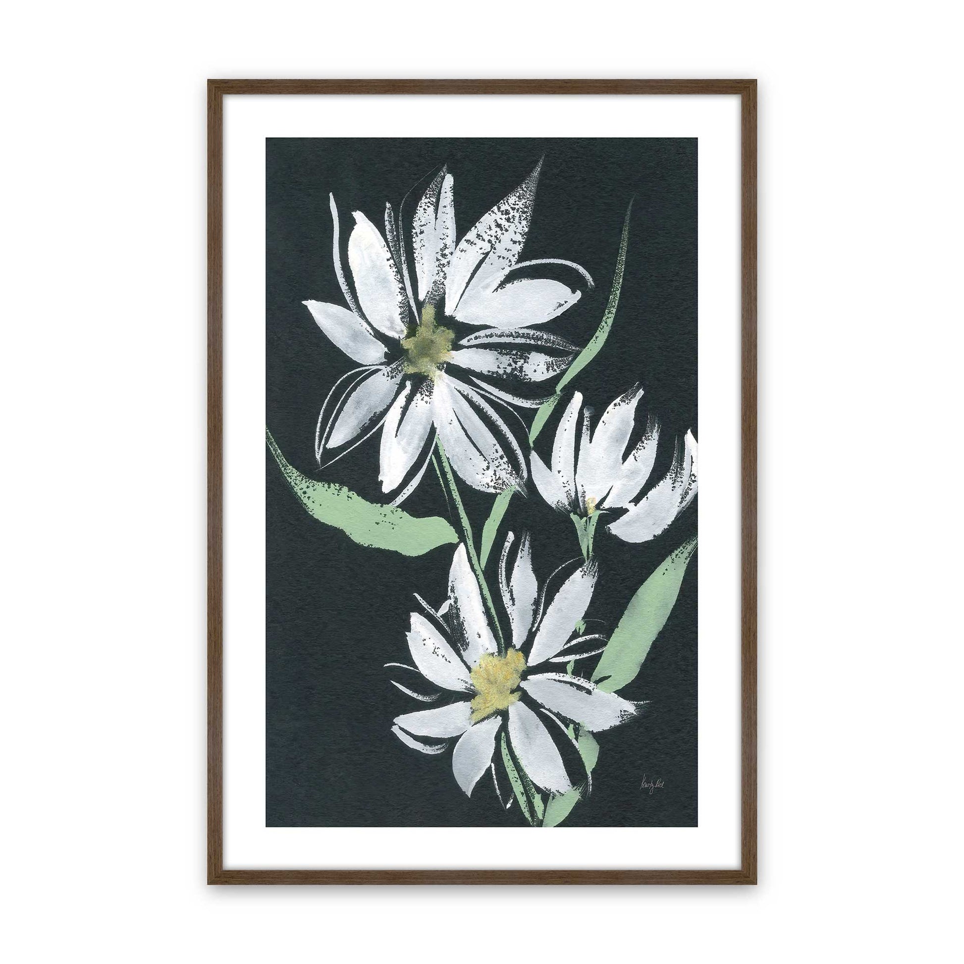 [Color:Walnut], Picture of art in a Walnut frame