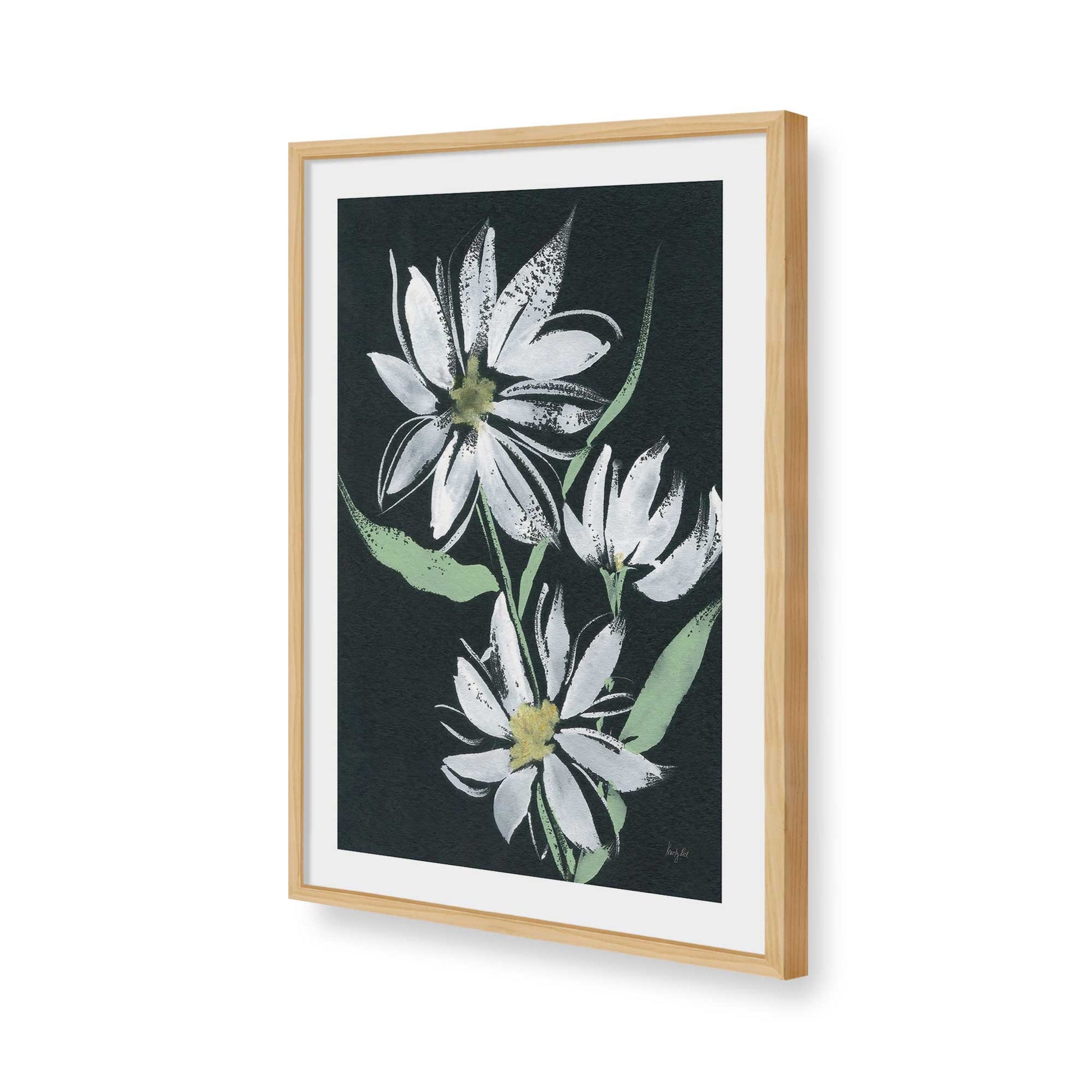[Color:American Maple], Picture of art in a American Maple frame of the corner