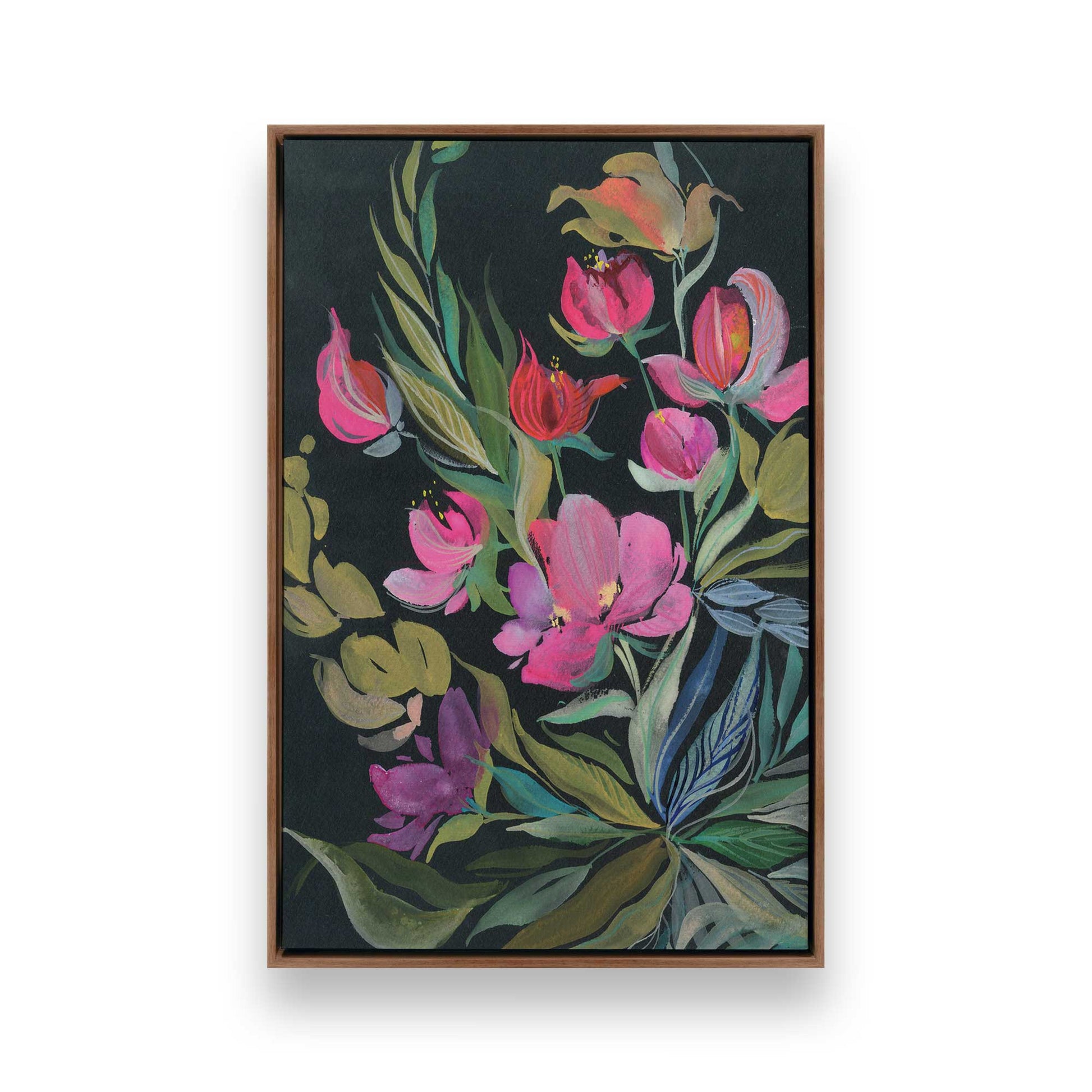 [Color:Walnut], Picture of art in a Walnut frame