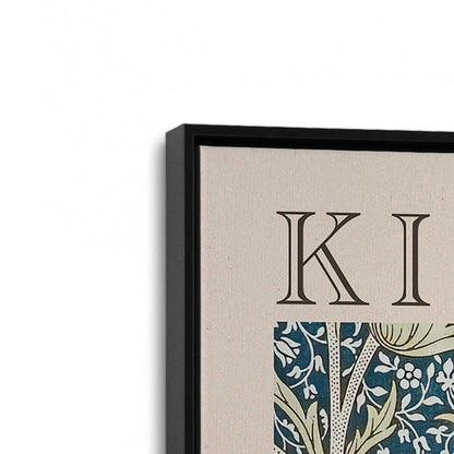 [Color:Satin Black], Picture of art in a Satin Black frame at an angle