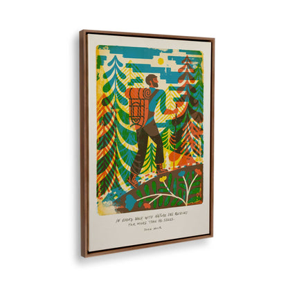 [Color:Walnut], Picture of the corner of the art