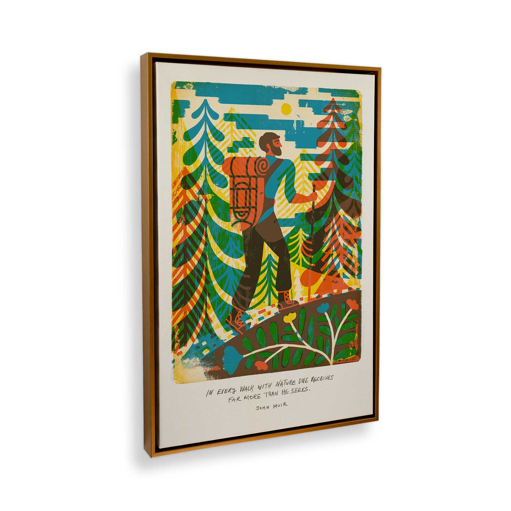 [Color:Polished Gold], Picture of the corner of the art