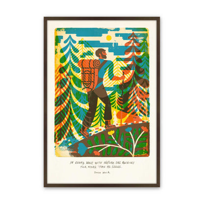 [Color:Belvinder Brown], Picture of art in a Belvinder Brown frame