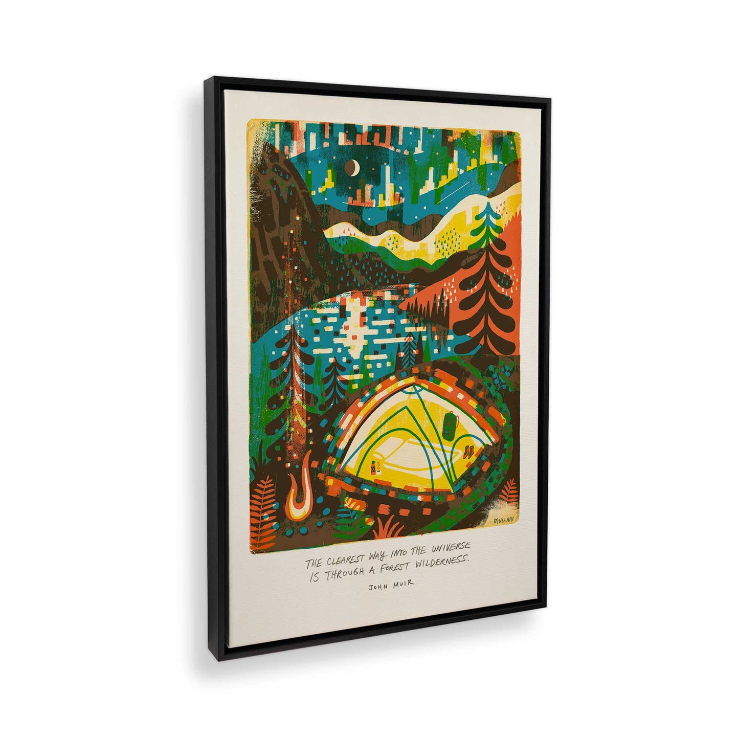 [Color:Satin Black], Picture of the corner of the art