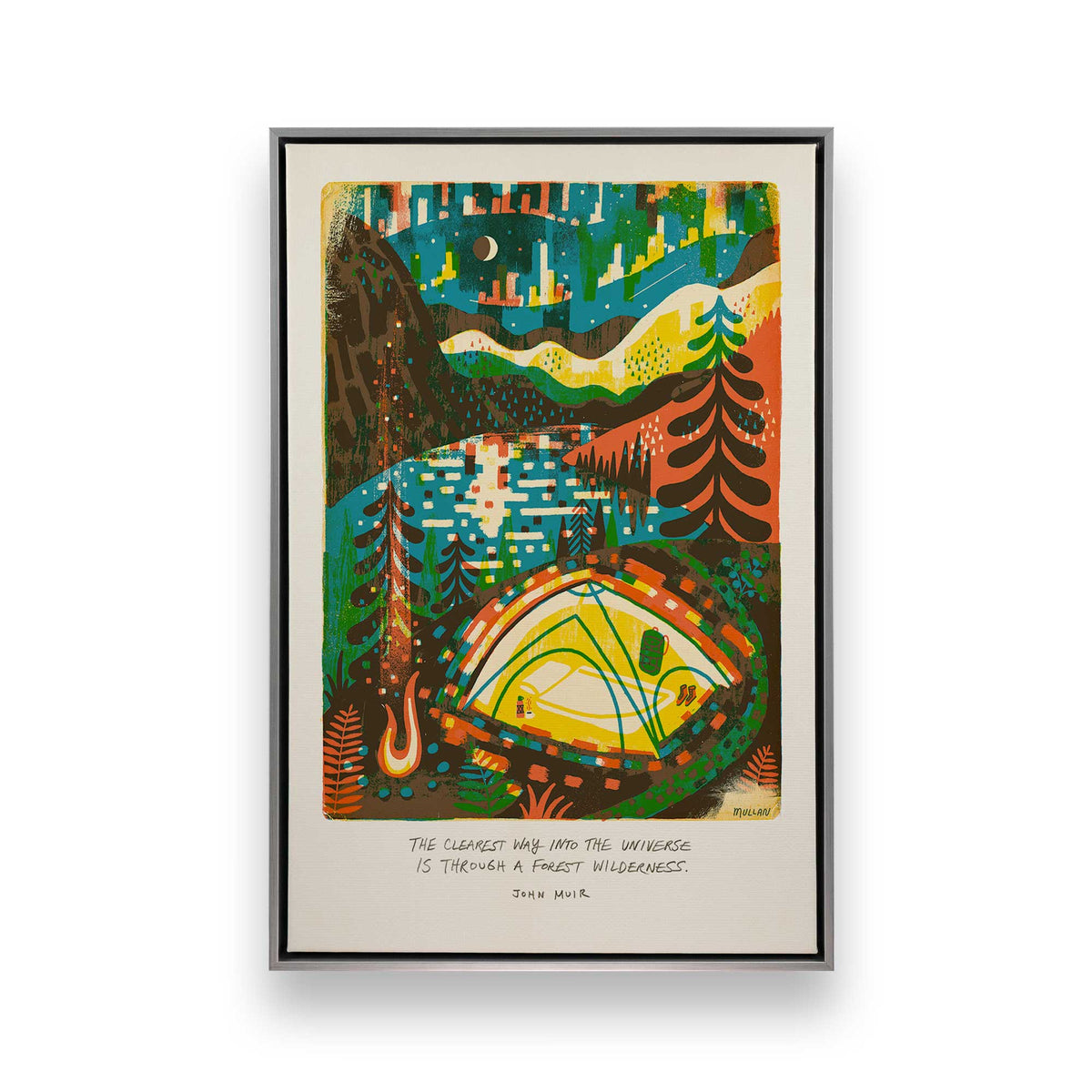 [Color:Polished Chrome], Picture of art in a Polished Chrome frame