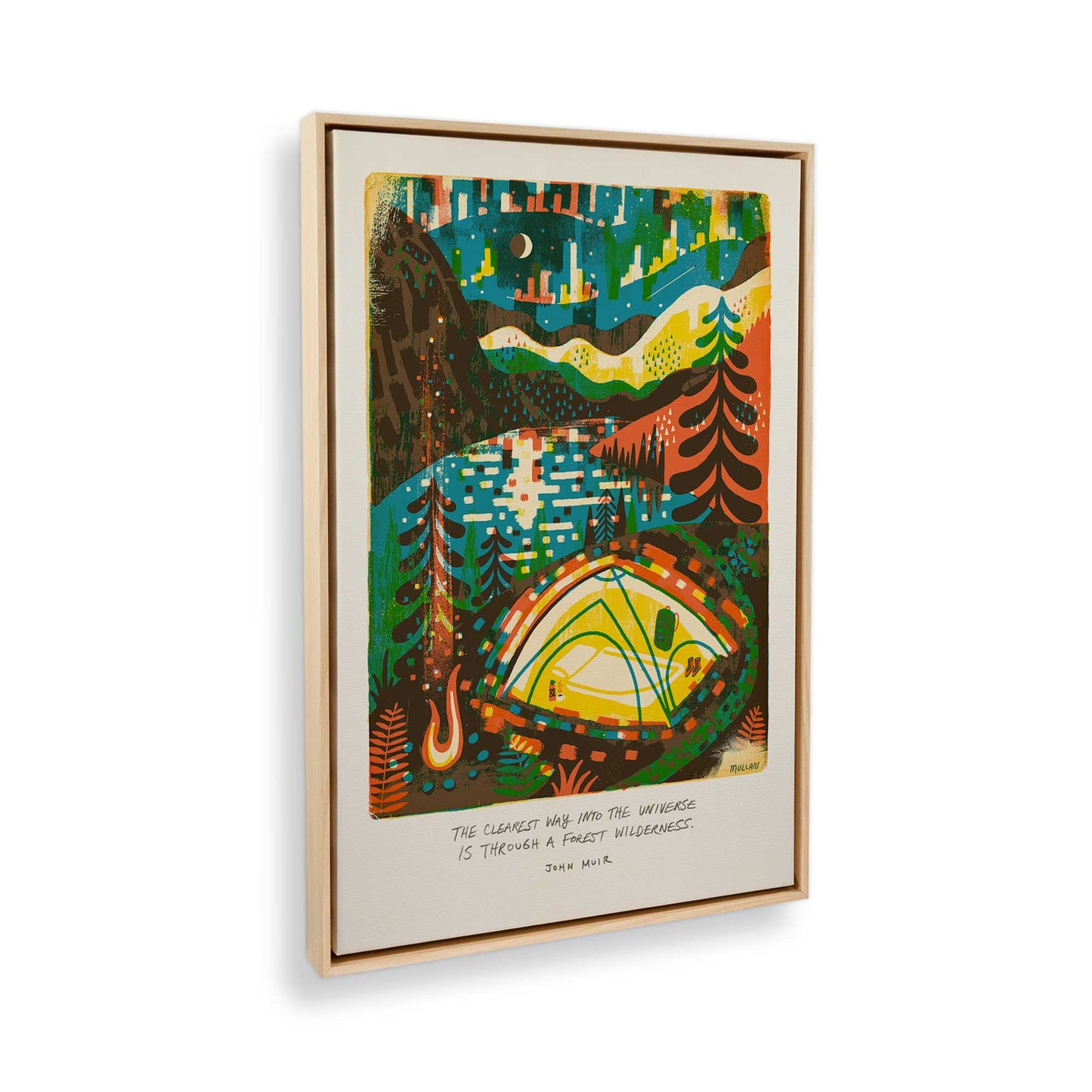 [Color:American Maple], Picture of the corner of the art