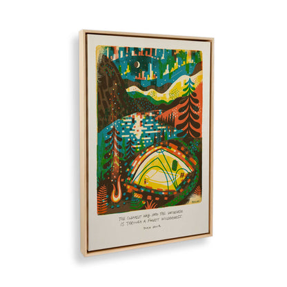 [Color:American Maple], Picture of the corner of the art