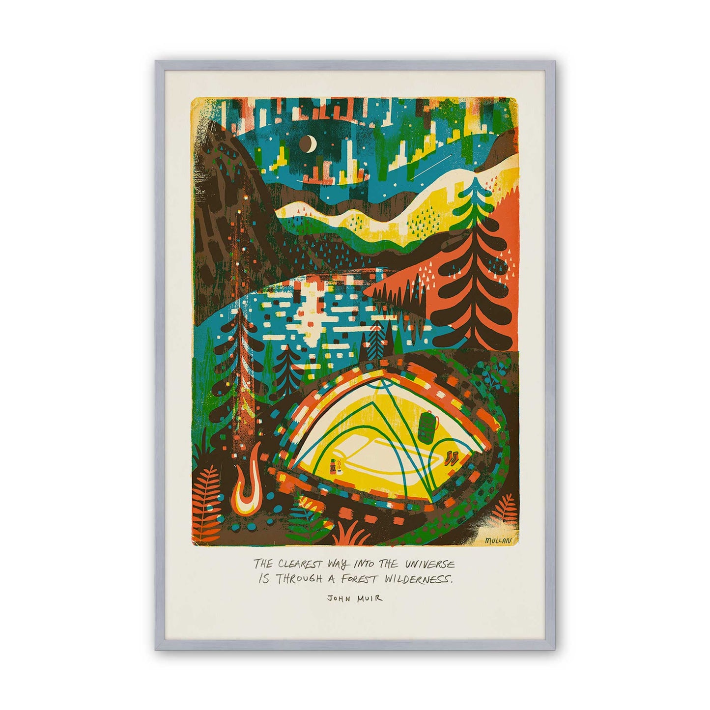 [Color:Polished Chrome], Picture of art in a Polished Chrome frame