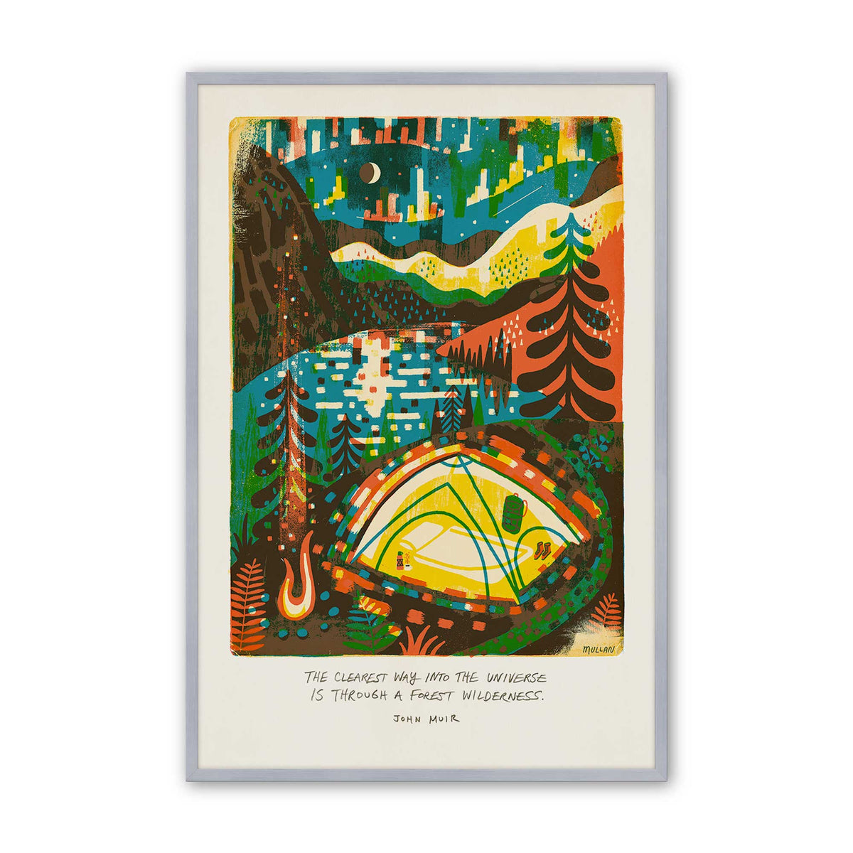 [Color:Polished Chrome], Picture of art in a Polished Chrome frame