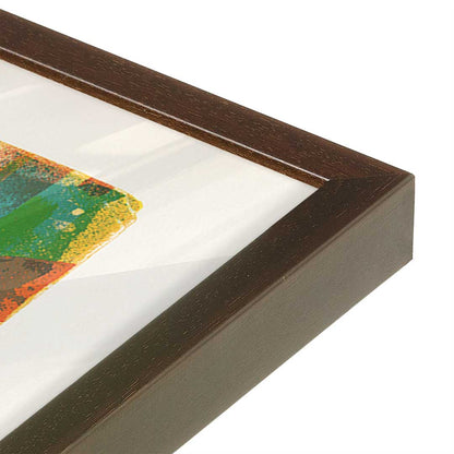 [Color:Belvinder Brown], Picture of art in a Belvinder Brown frame at an angle