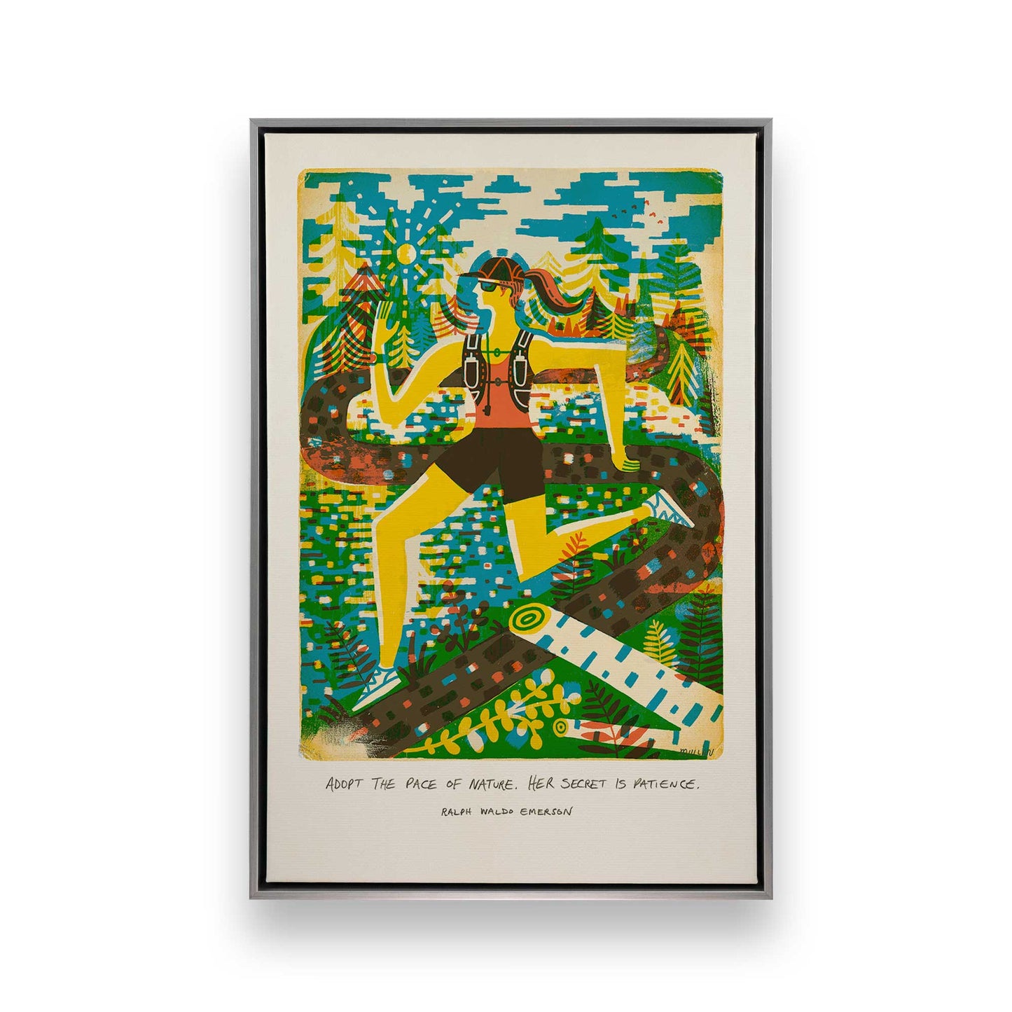 [Color:Polished Chrome], Picture of art in a Polished Chrome frame