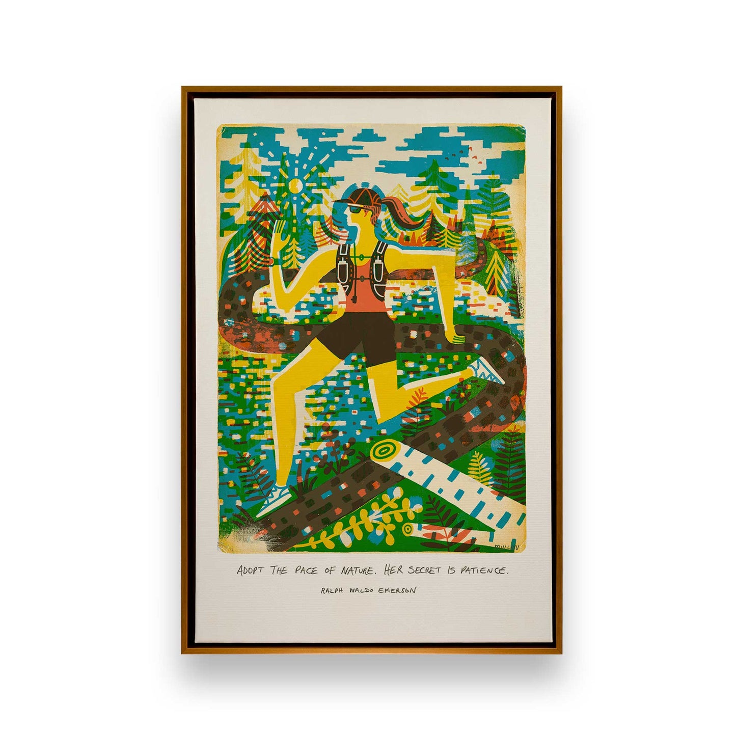 [Color:Polished Gold], Picture of art in a Polished Gold frame