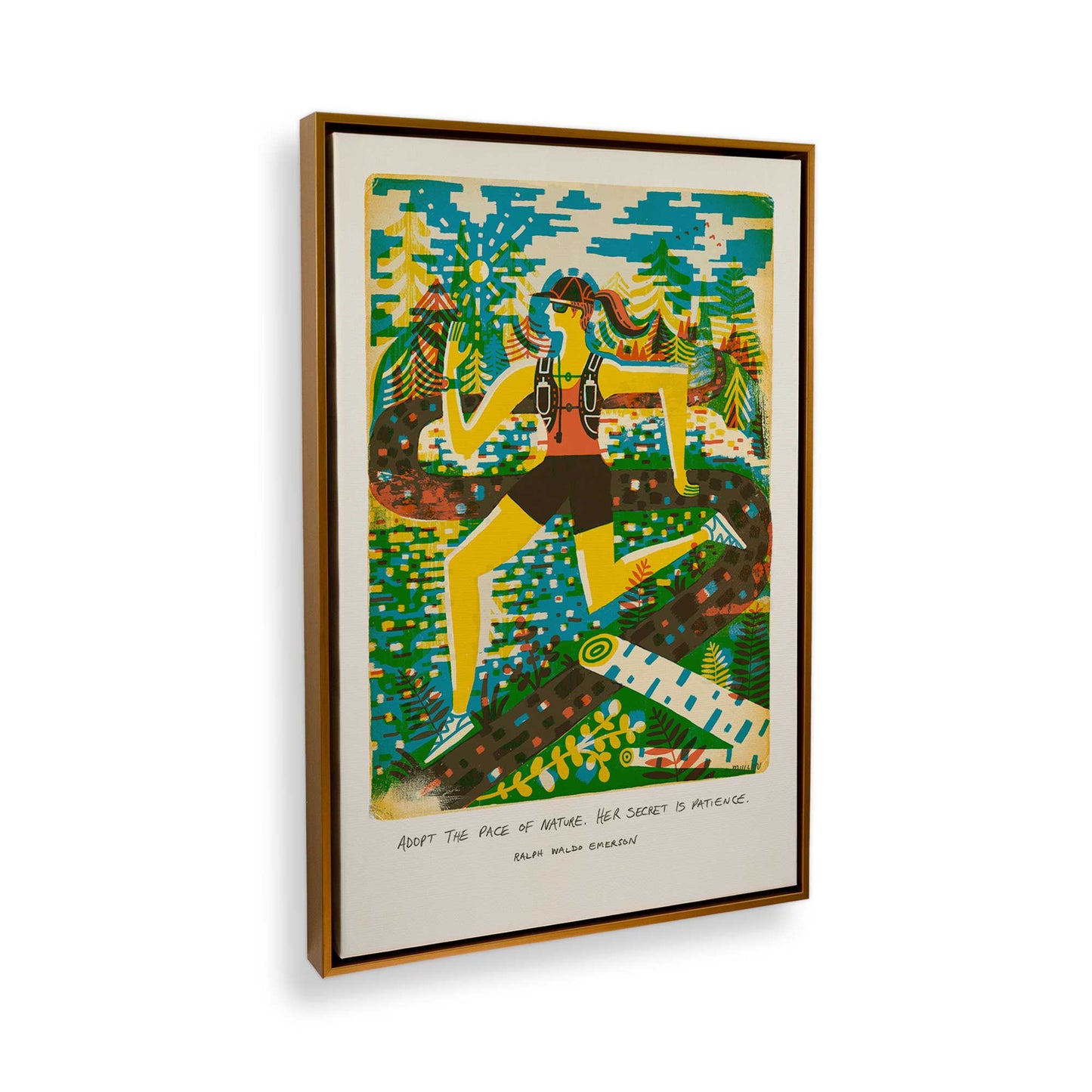 [Color:Polished Gold], Picture of the corner of the art
