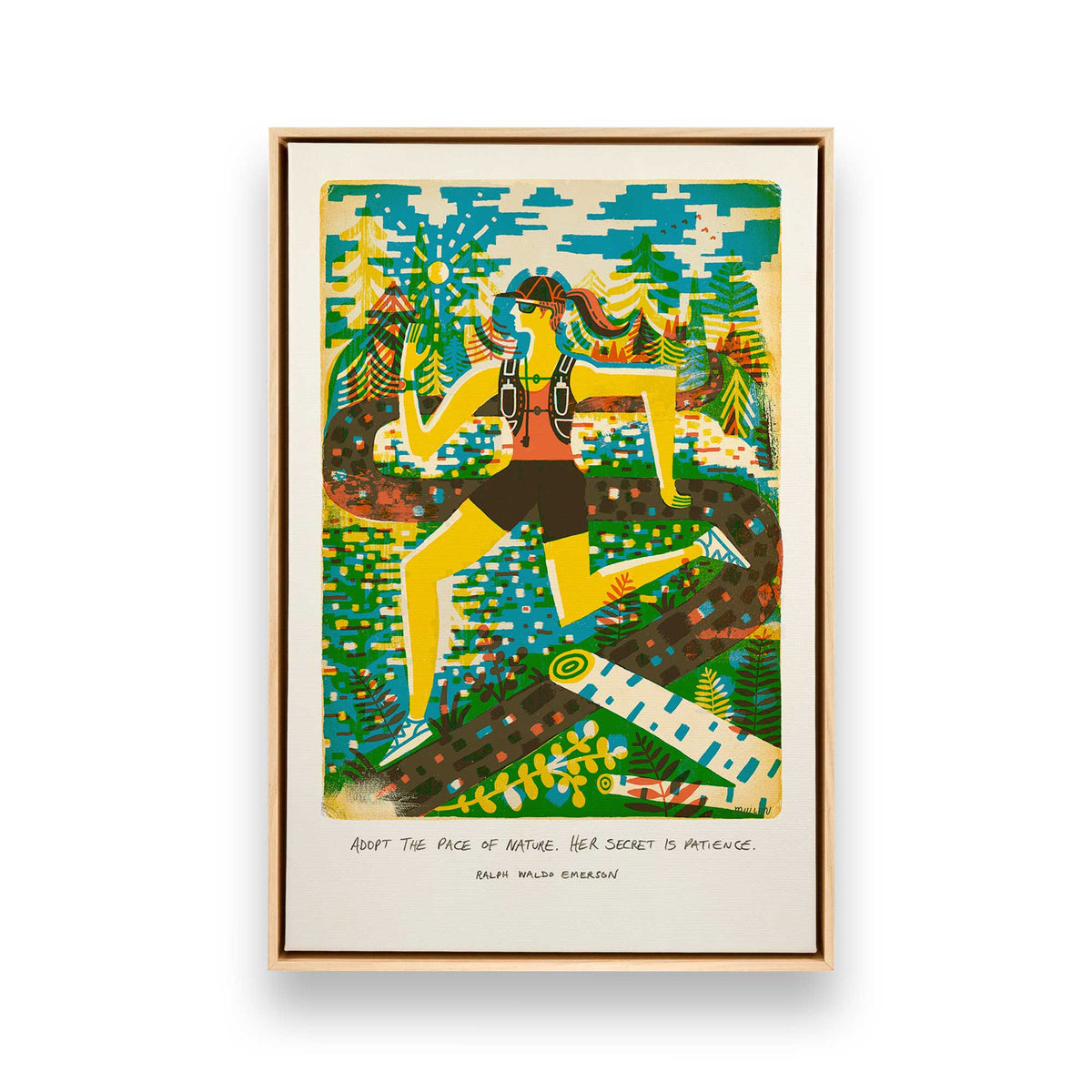 Take the Long Way, Set of 4 Canvas Prints