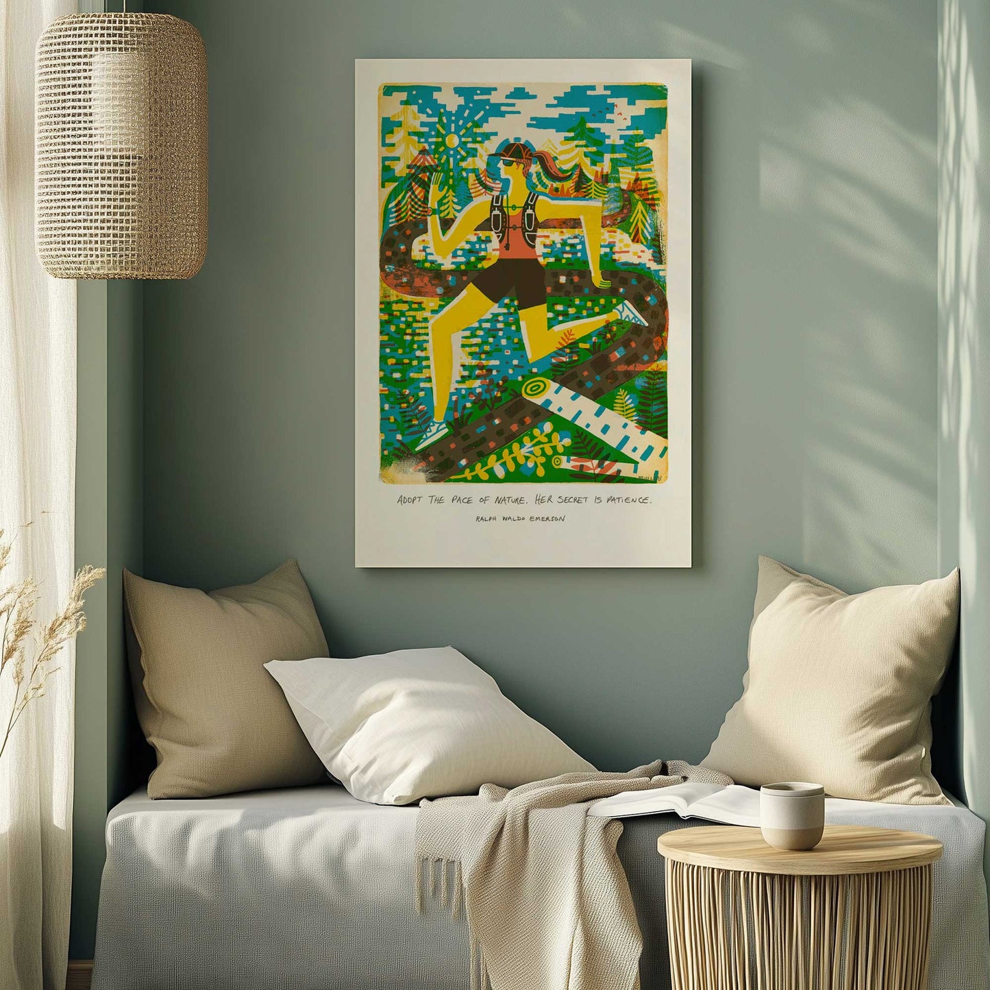 Picture of art in a room