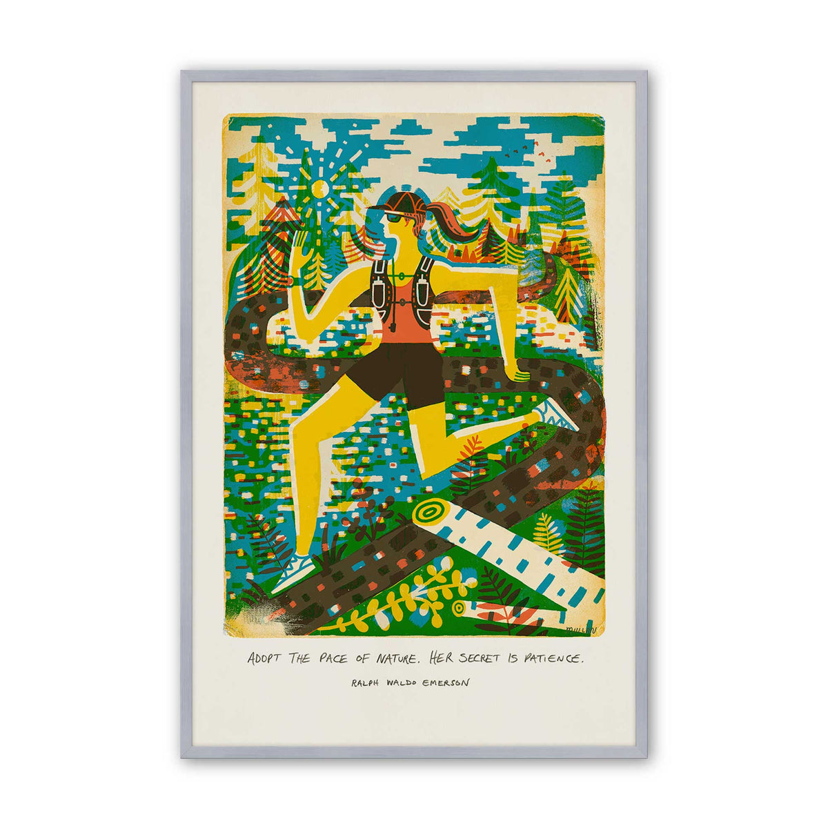 Take the Long Way Set of 4 Art Prints