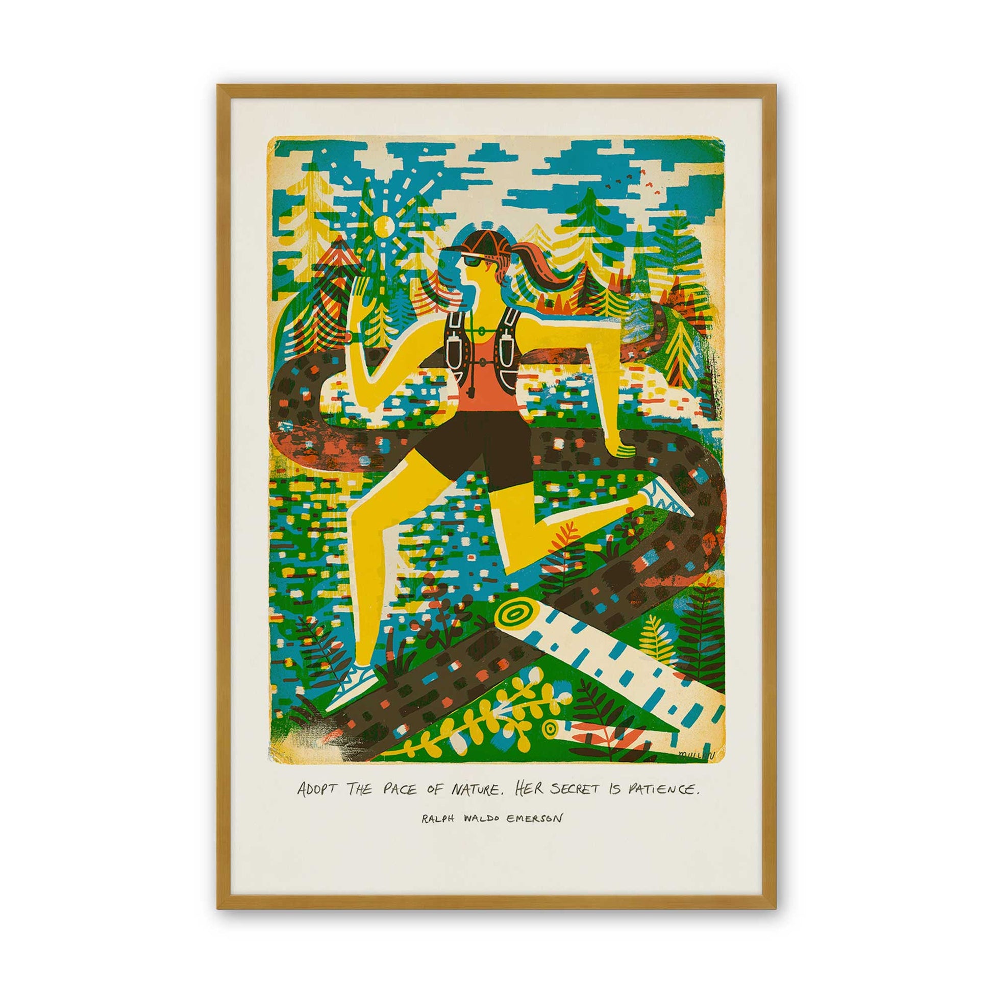 [Color:Polished Gold], Picture of art in a Polished Gold frame