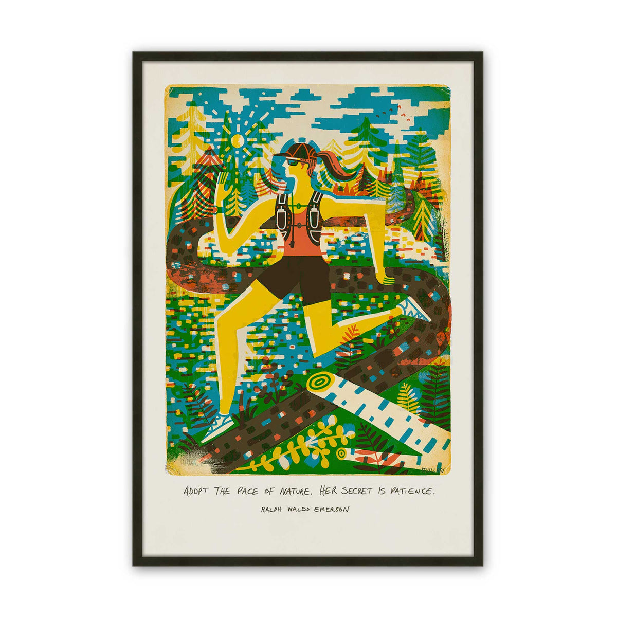 Take the Long Way Set of 4 Art Prints