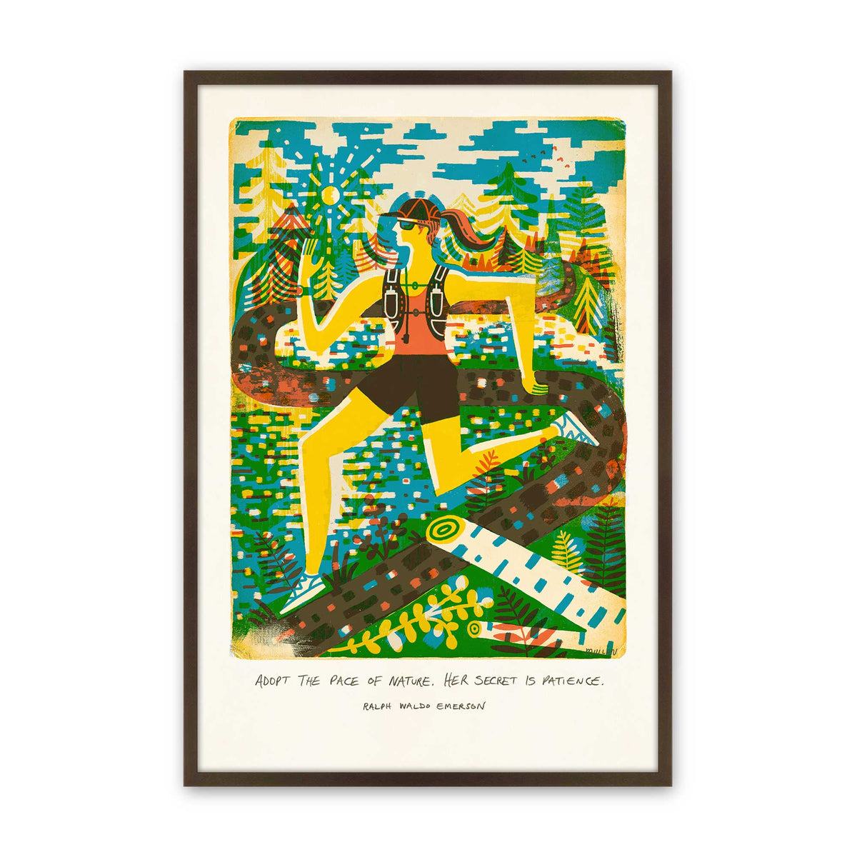 Take the Long Way Set of 4 Art Prints