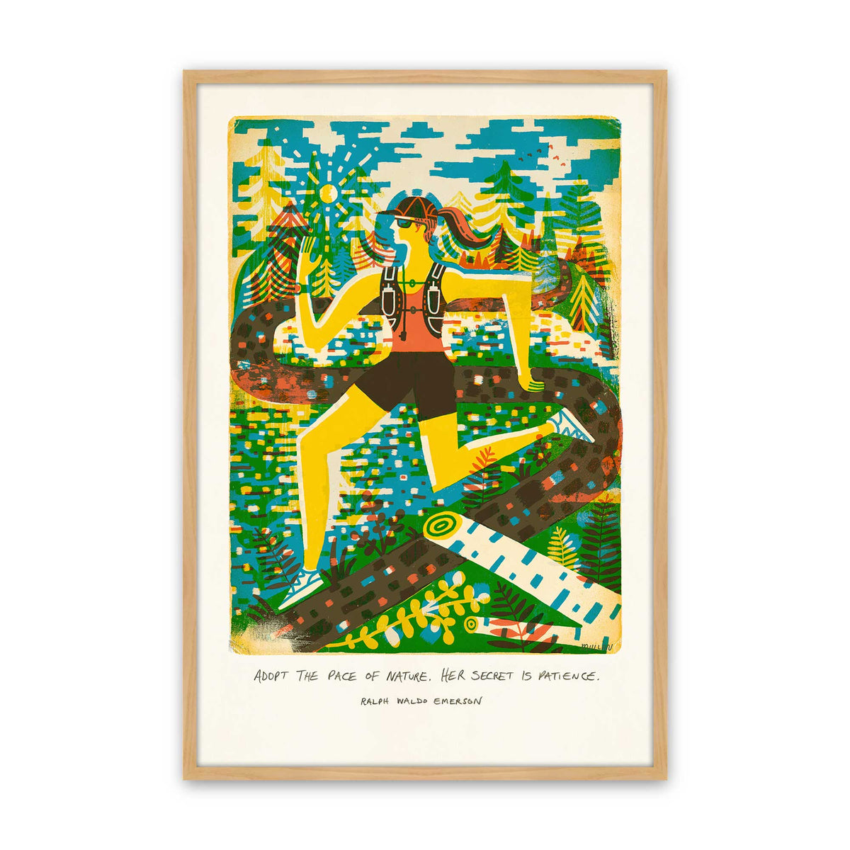 Take the Long Way Set of 4 Art Prints
