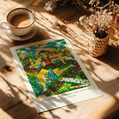 [Color:Rolled Print], Picture of close up of art