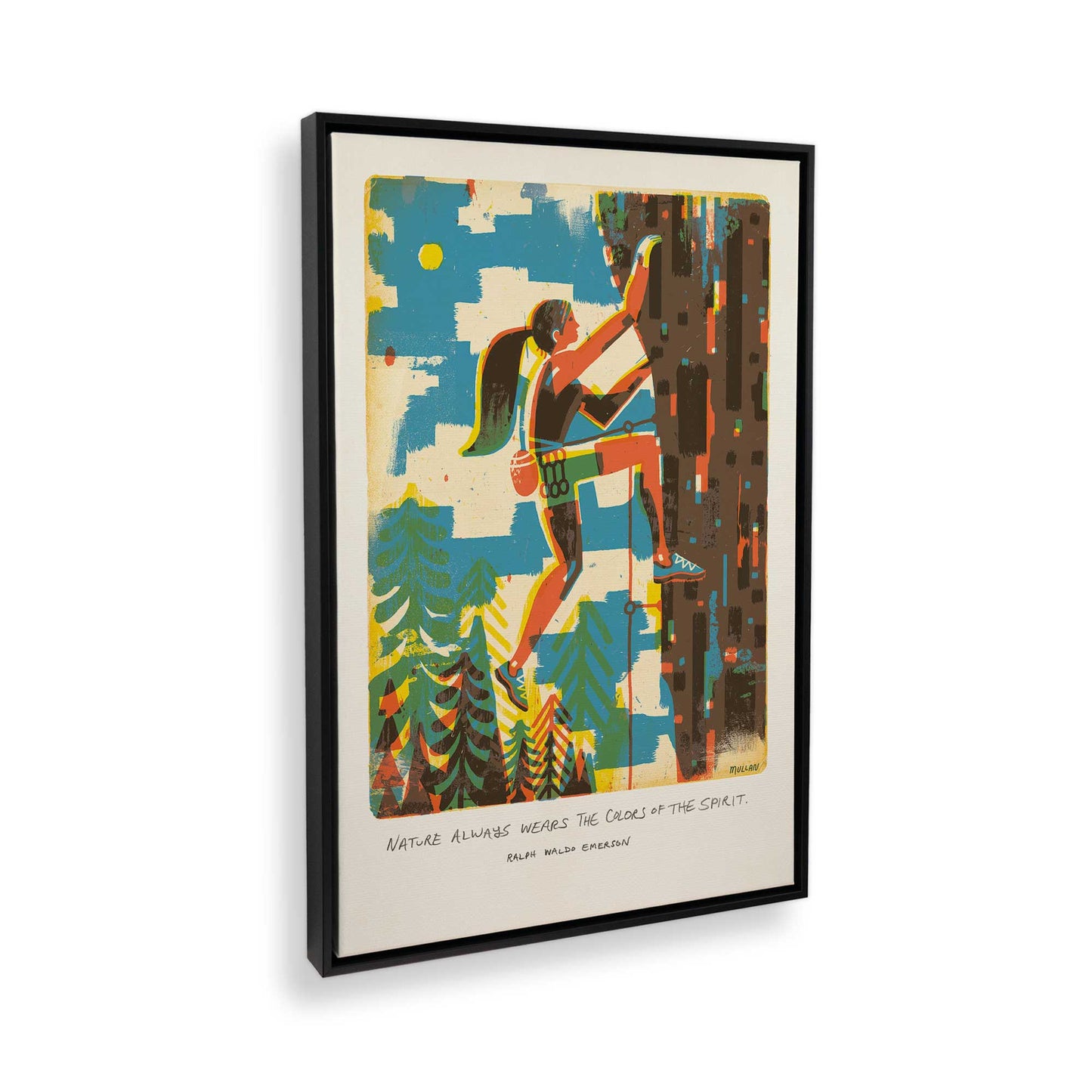 [Color:Satin Black], Picture of the corner of the art