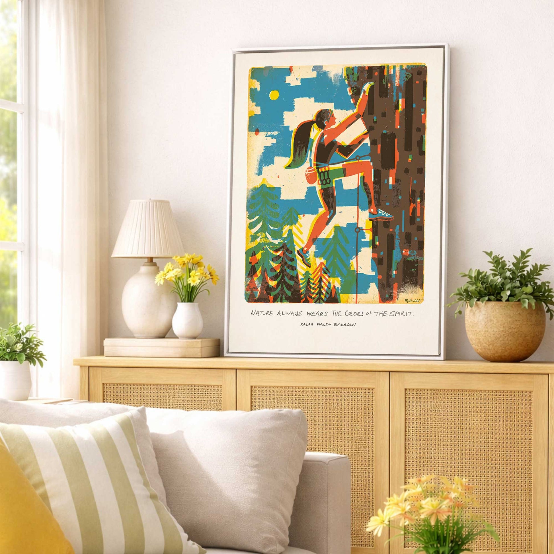 Picture of art in a room
