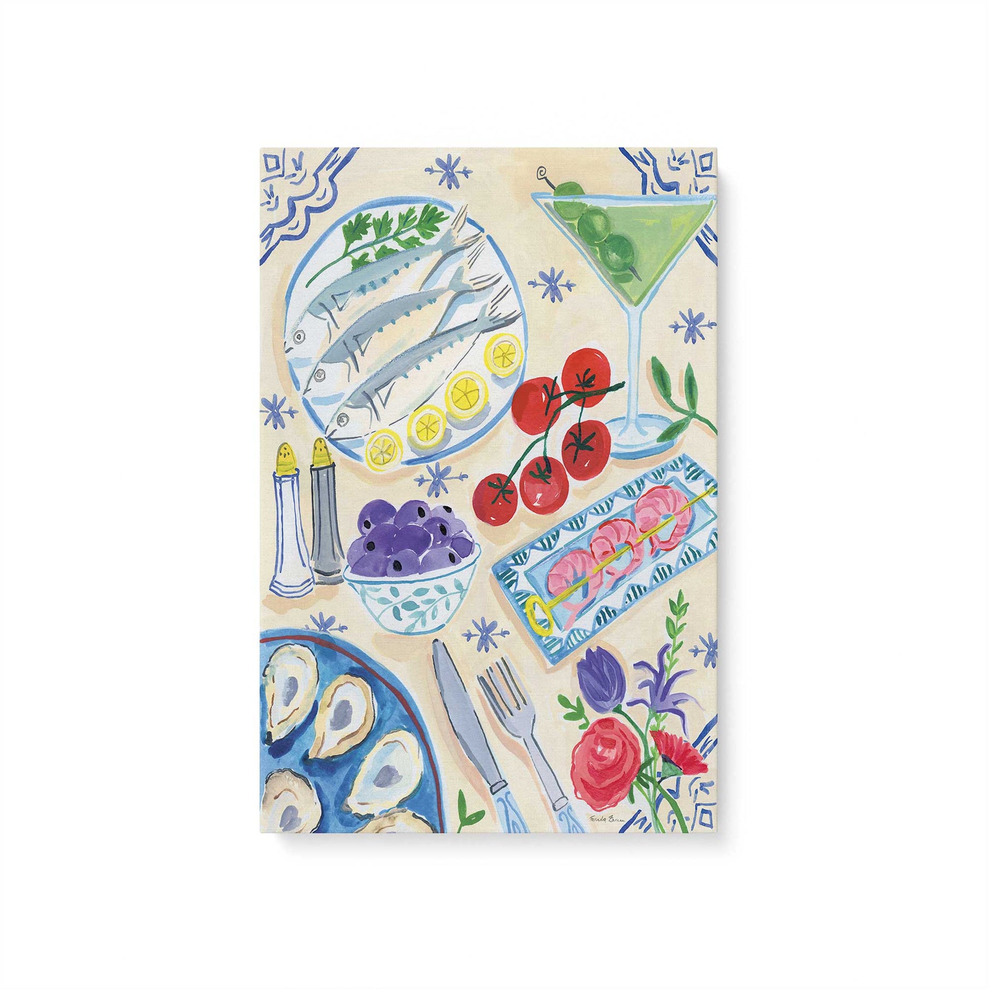 [Color:Stretched Canvas], Picture of art