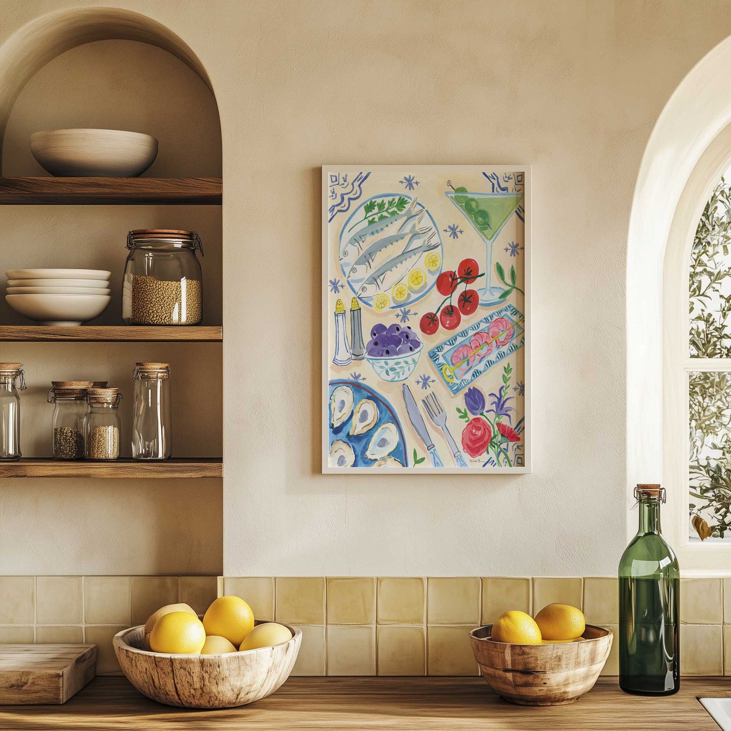 Picture of art in a room