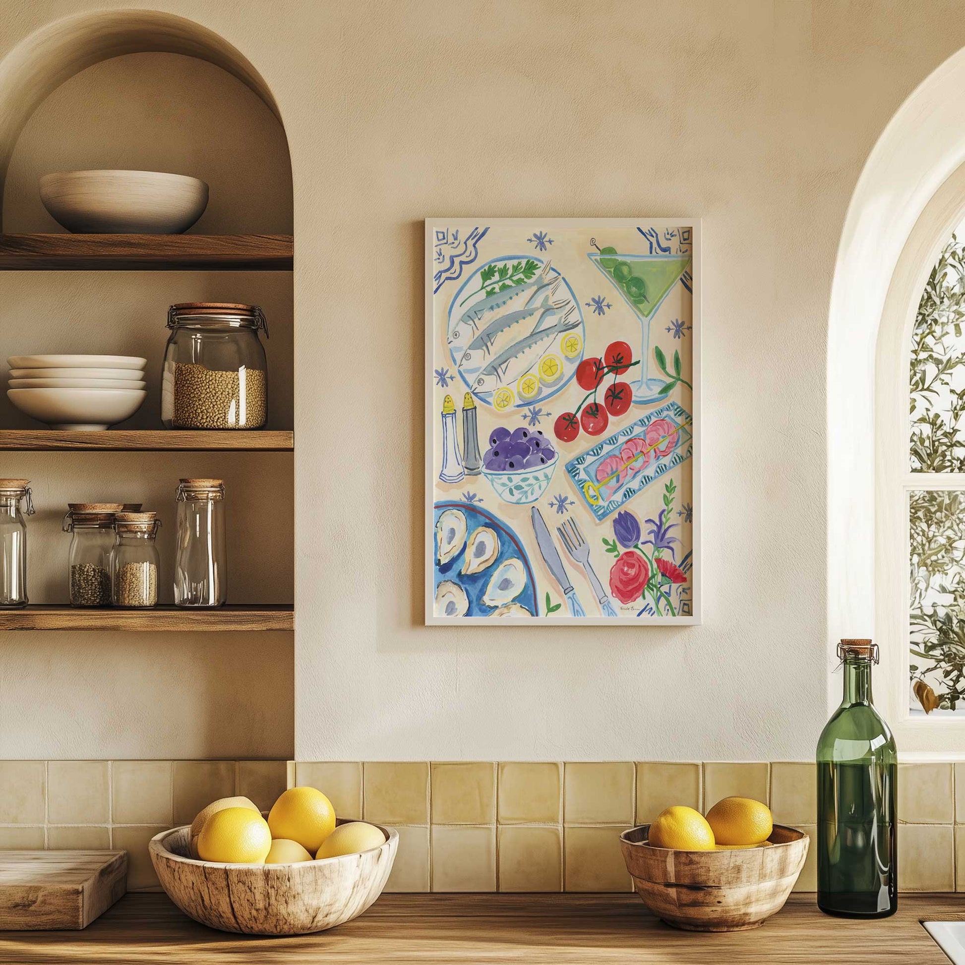 Picture of art in a room