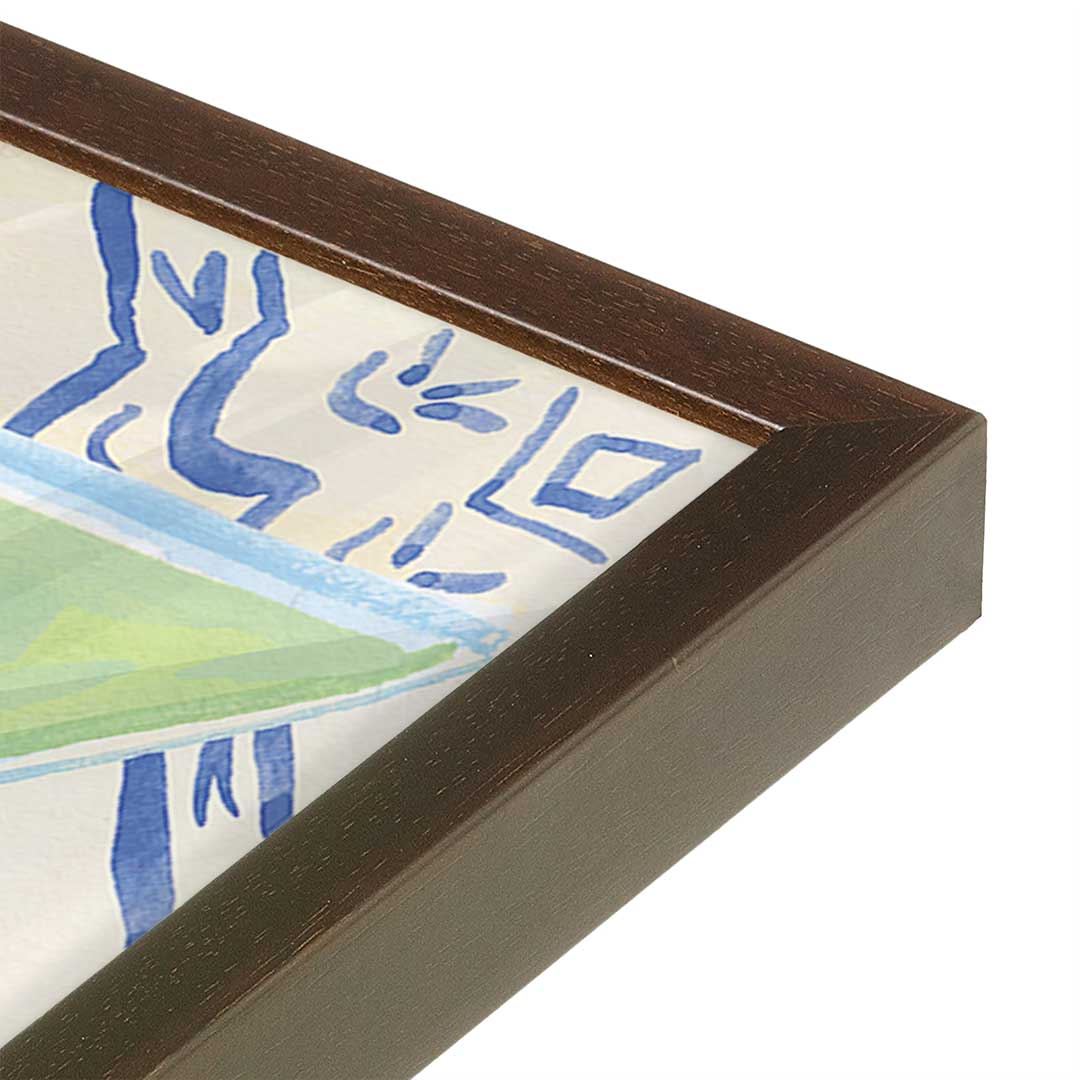 [Color:Belvinder Brown], Picture of art in a Belvinder Brown frame at an angle